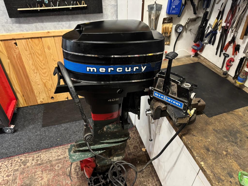 Mercury 402 40PK buitenboordmotor, Ophalen, Gebruikt, Benzine, 30 pk of meer