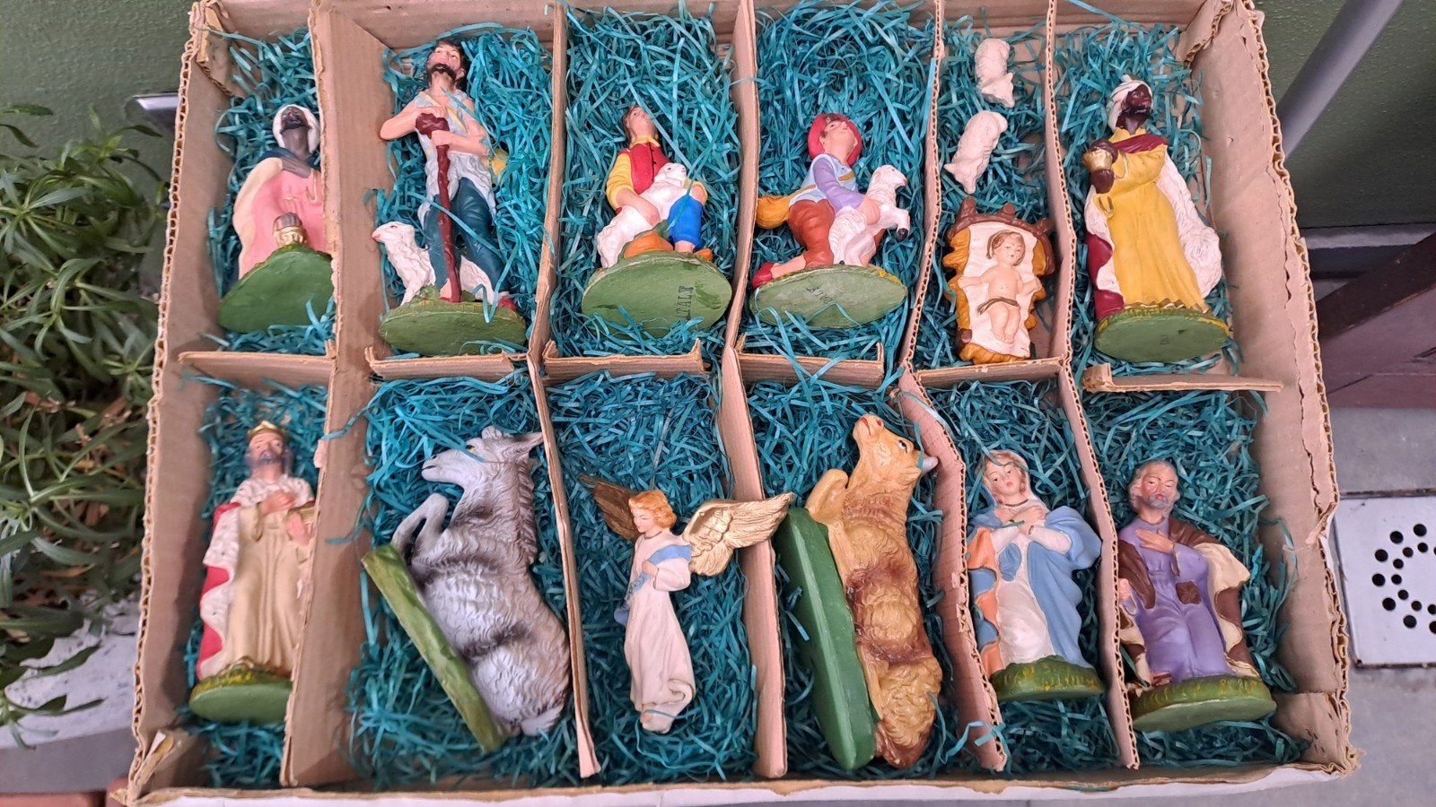 Vintage kerstgroep Italy, Diversen, Onbekend, Ophalen of Verzenden, Zo goed als nieuw, Onbekend