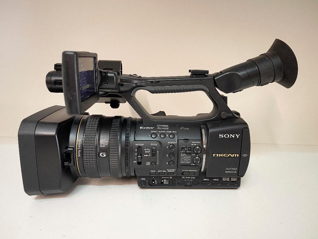 SONY HXR-NX5E Professionele Full HD camcorder-31 X 10uur oud, Full HD, N, N, 20x of meer