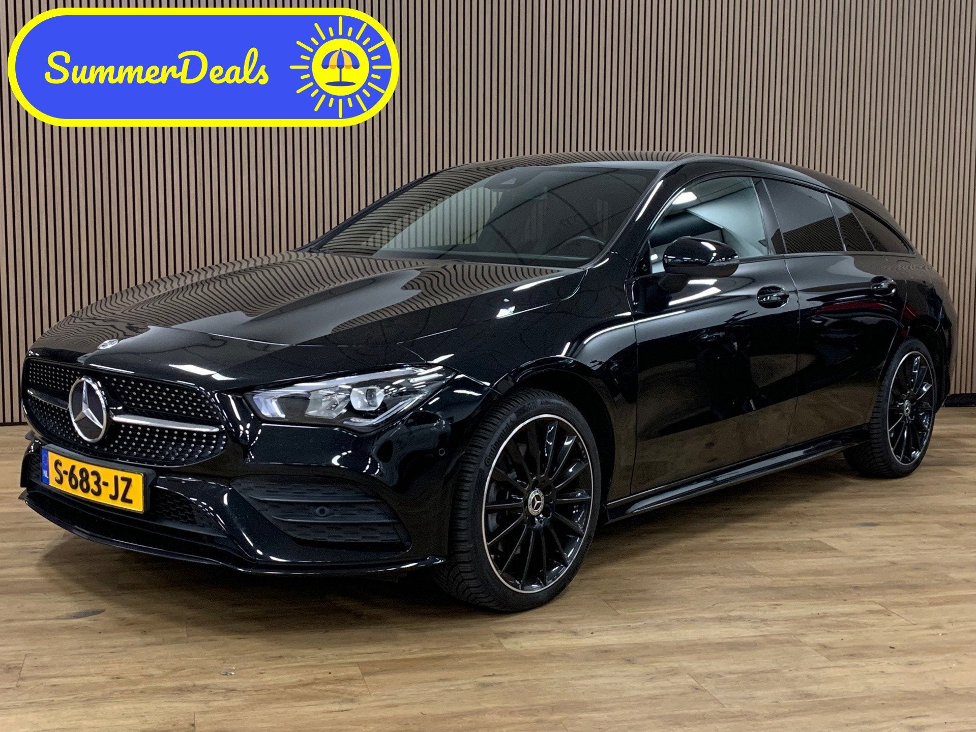 Mercedes-Benz CLA-klasse Shooting Brake 250 e AMG Line|Camer, Auto's, CLA, Gebruikt, 4 cilinders, Zwart