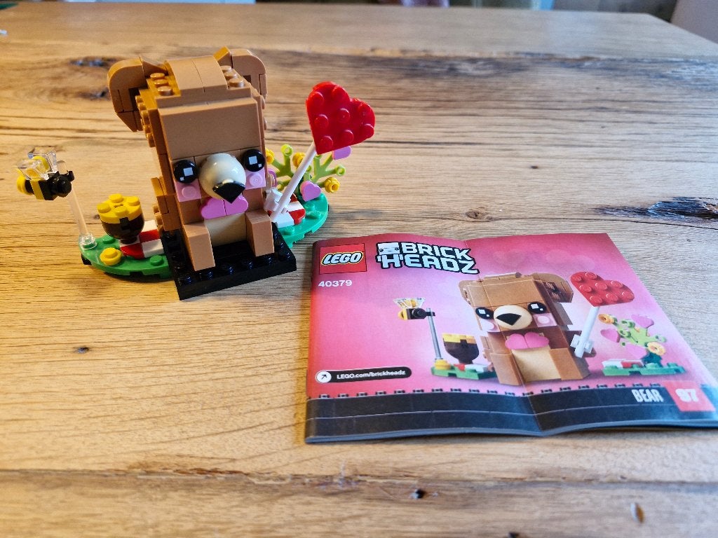 Lego 40379 - Valentijnsbeer, Kinderen en Baby's, Speelgoed | Duplo en Lego, BrickHeadz, Lego, Compleet, Ophalen of Verzenden