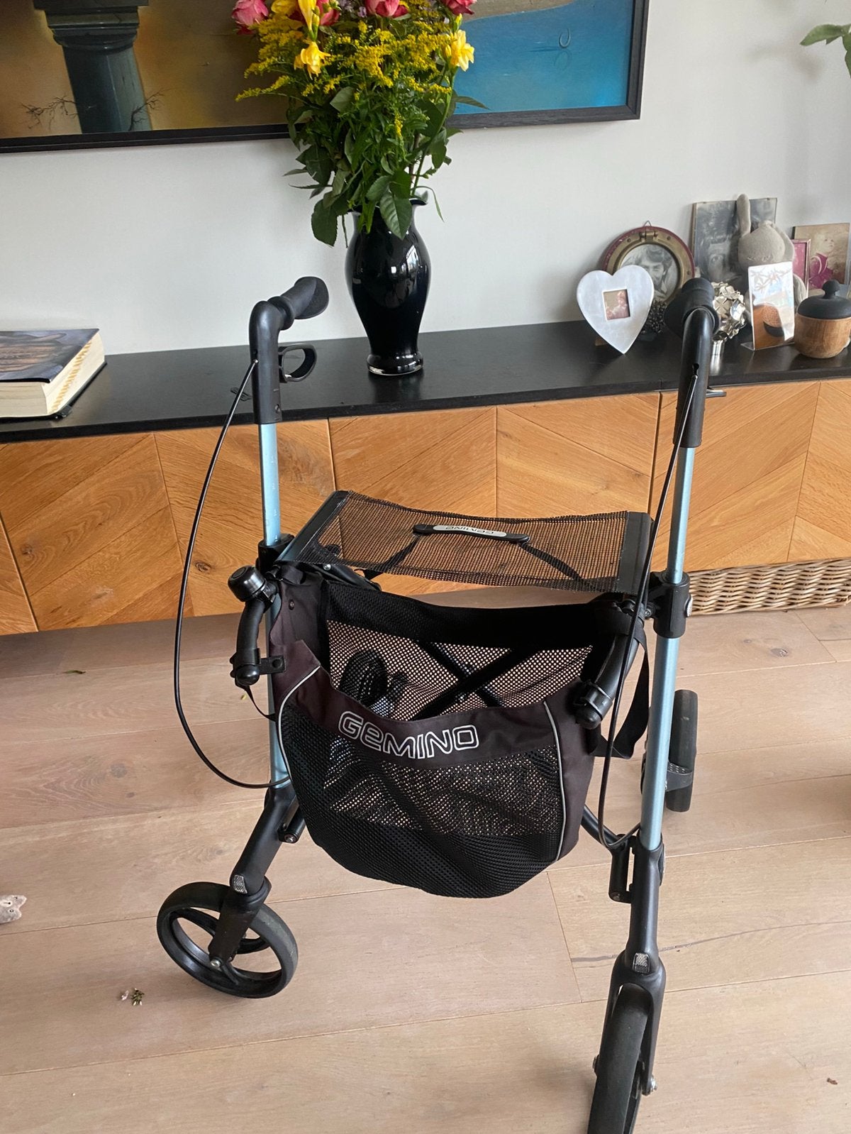 Gemino rollator lichtgewicht, Diversen, Ophalen of Verzenden, Lichtgewicht, Zo goed als nieuw