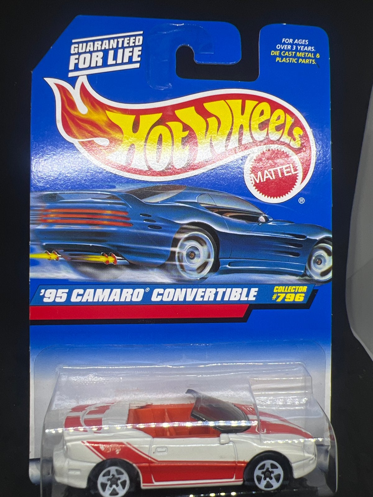 Hot Wheels '95 Camaro Convertible Collector #796, Overige merken, 1:50 of kleiner, Auto, Nieuw