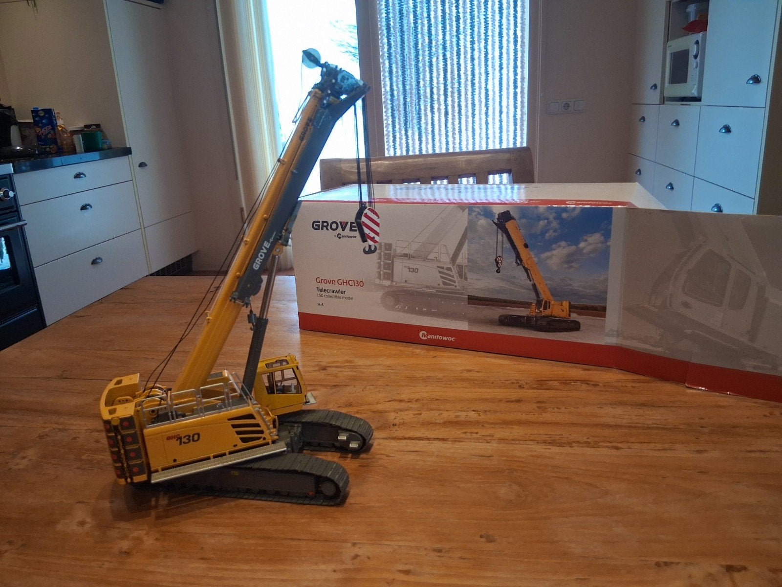 Grove GHC130 telecrawler nieuw 1:50, Ophalen of Verzenden, Nieuw, Groter dan 1:32