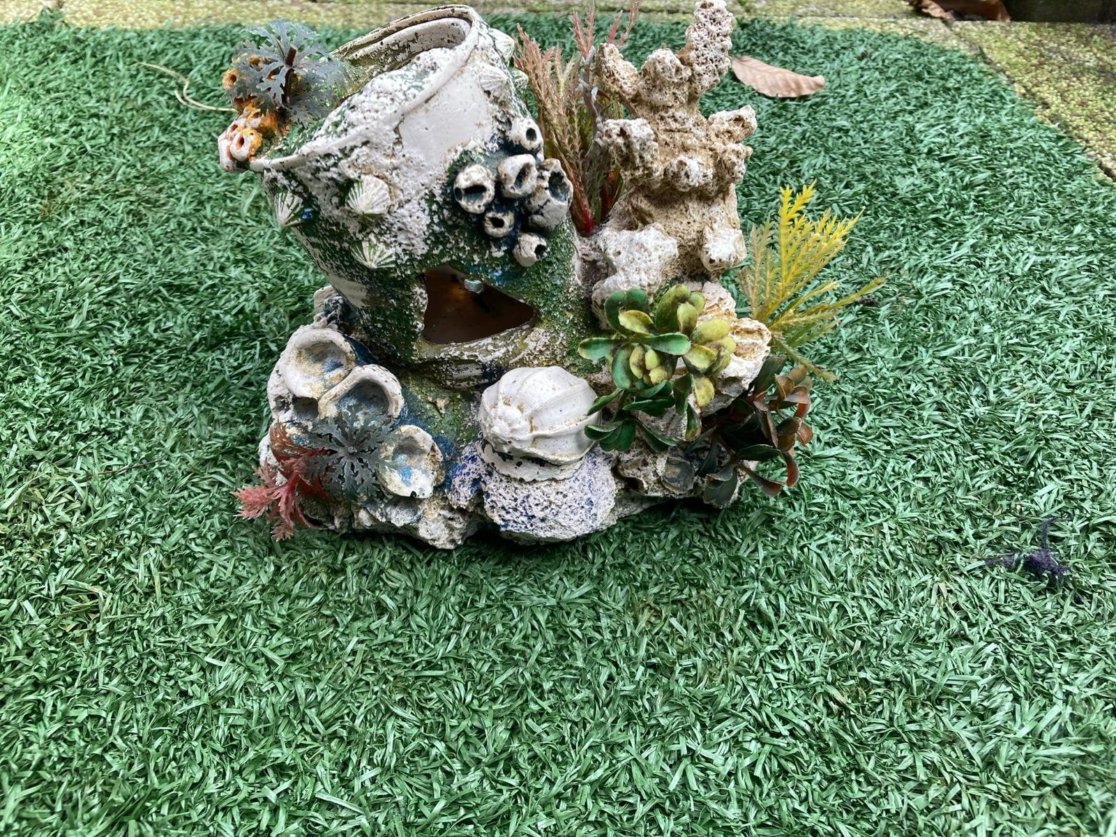 Diversen aquarium ornamenten 5, Ophalen of Verzenden, Gebruikt, Decoratie