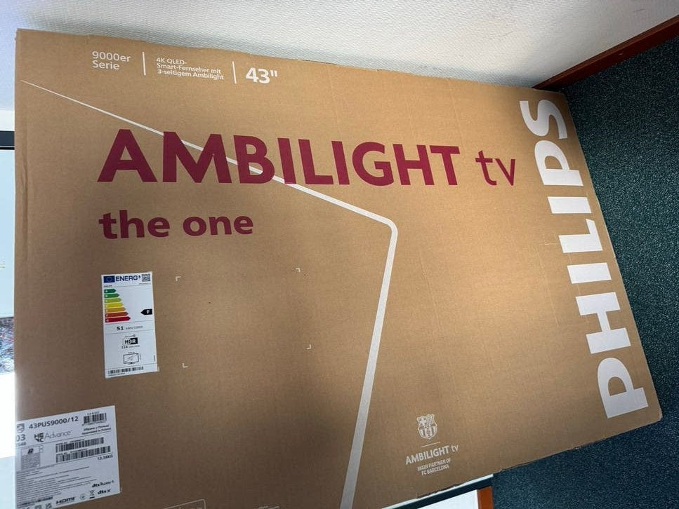 Philips Ambilight 43 inch Smart TV, Audio, Tv en Foto, Televisies, Ophalen, Philips, QLED, 50 Hz
