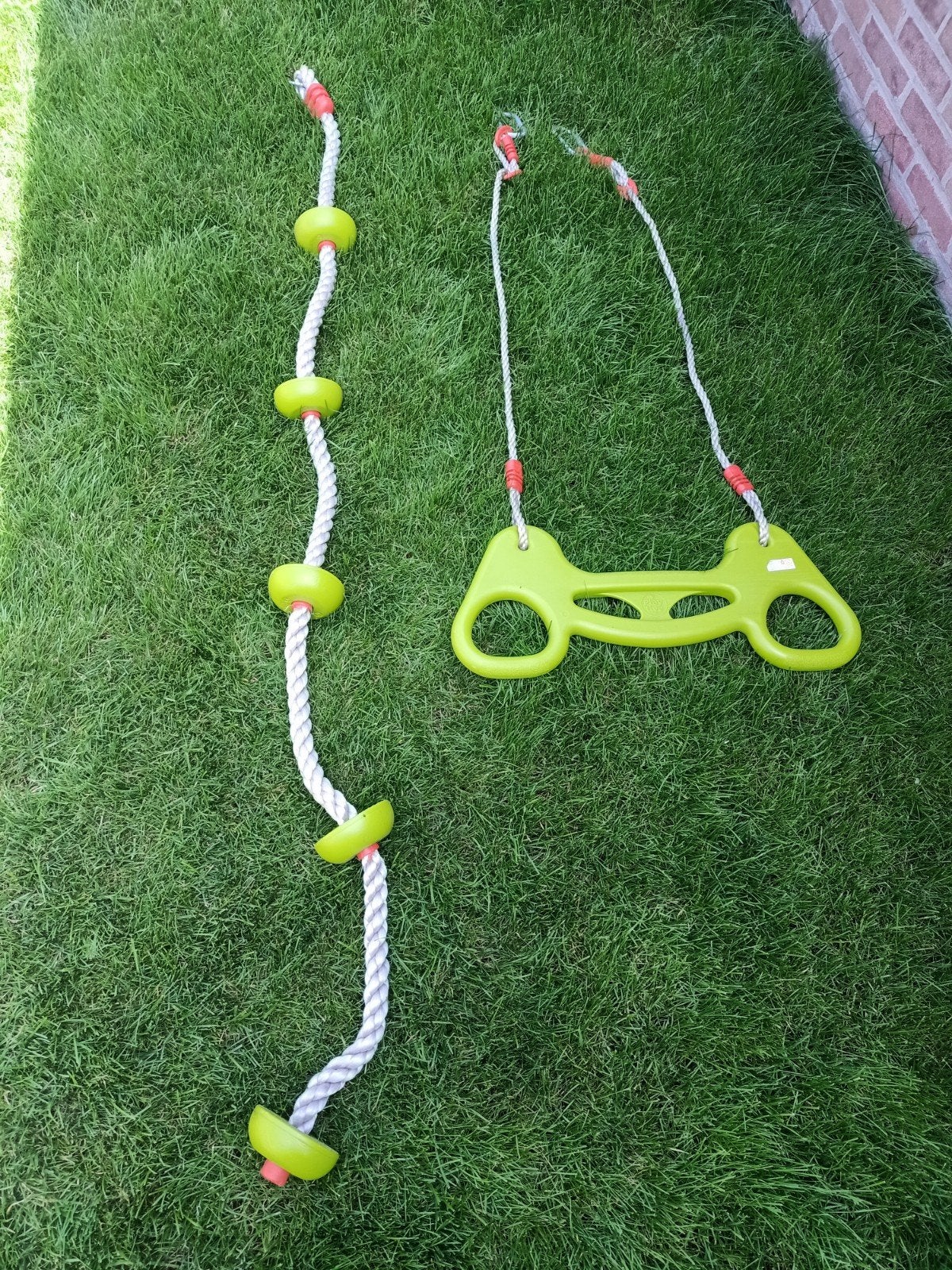 Nieuw set buiten klimtouw met trapeze /hang schommel., Ophalen of Verzenden, Nieuw, Schommel
