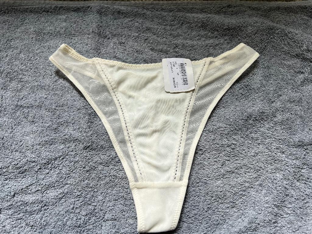 Aubade string maat 36 kleur ecru, Aubade, Verzenden, Geel, String