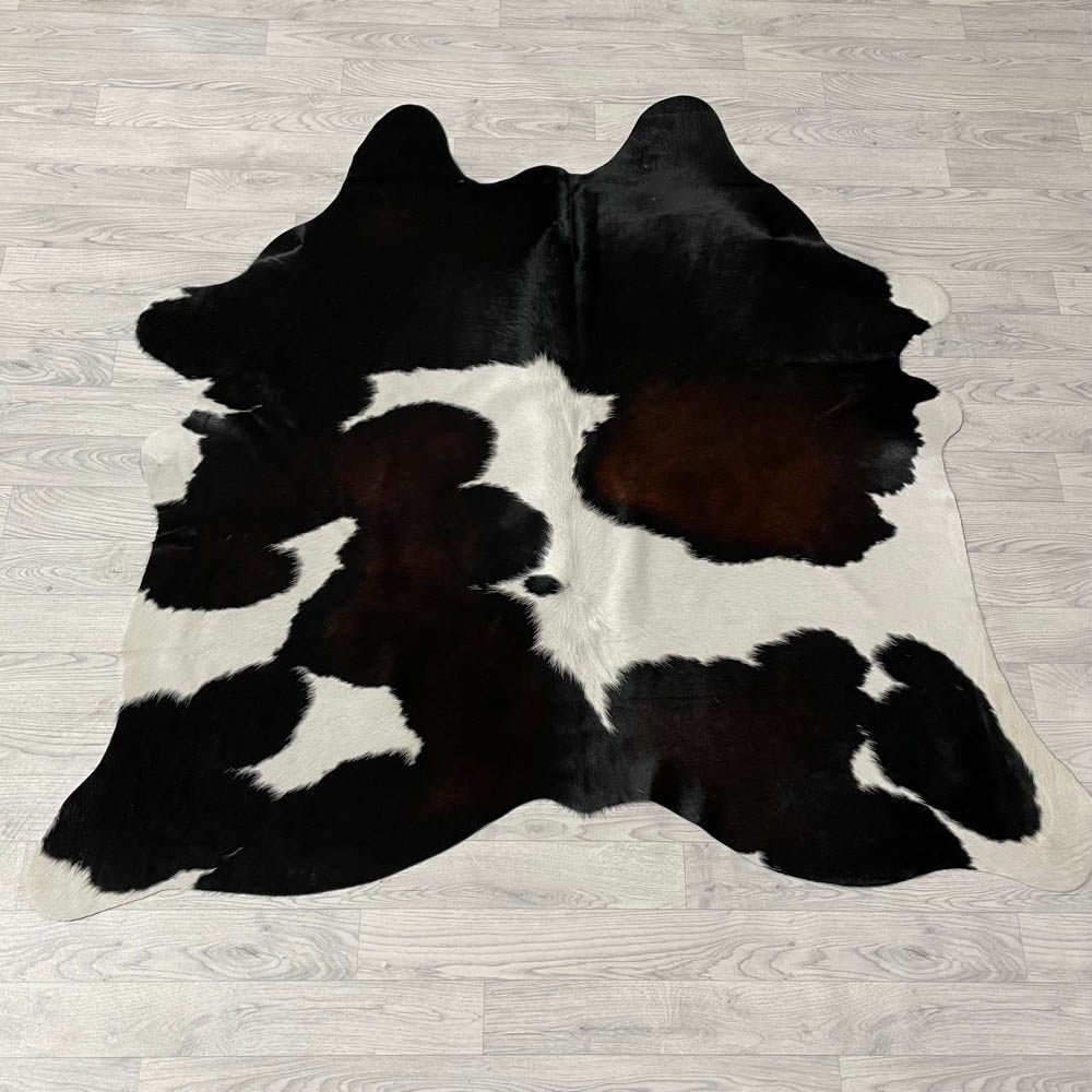 Koeienhuid bruin zwart wit 160x165cm | Lederstore, Landelijk, modern, Scandinavisch, industrieel, 150 tot 200 cm, Nieuw, 150 tot 200 cm