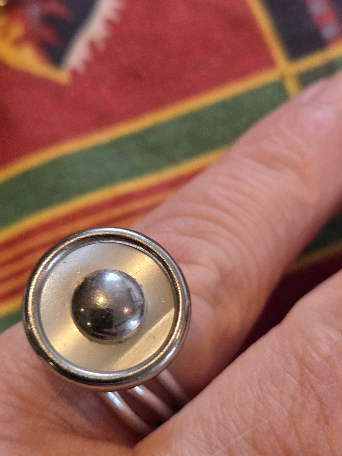 Nieuwe ring maat 16, Kunststof, Nieuw, Ophalen of Verzenden, Kleiner dan 17