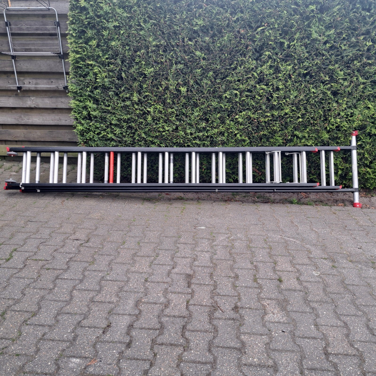 Altrex professional ZO 3080 reformladder, 2x12, 1x11 treden, Ophalen, Zo goed als nieuw, Ladder, Opvouwbaar of Inschuifbaar
