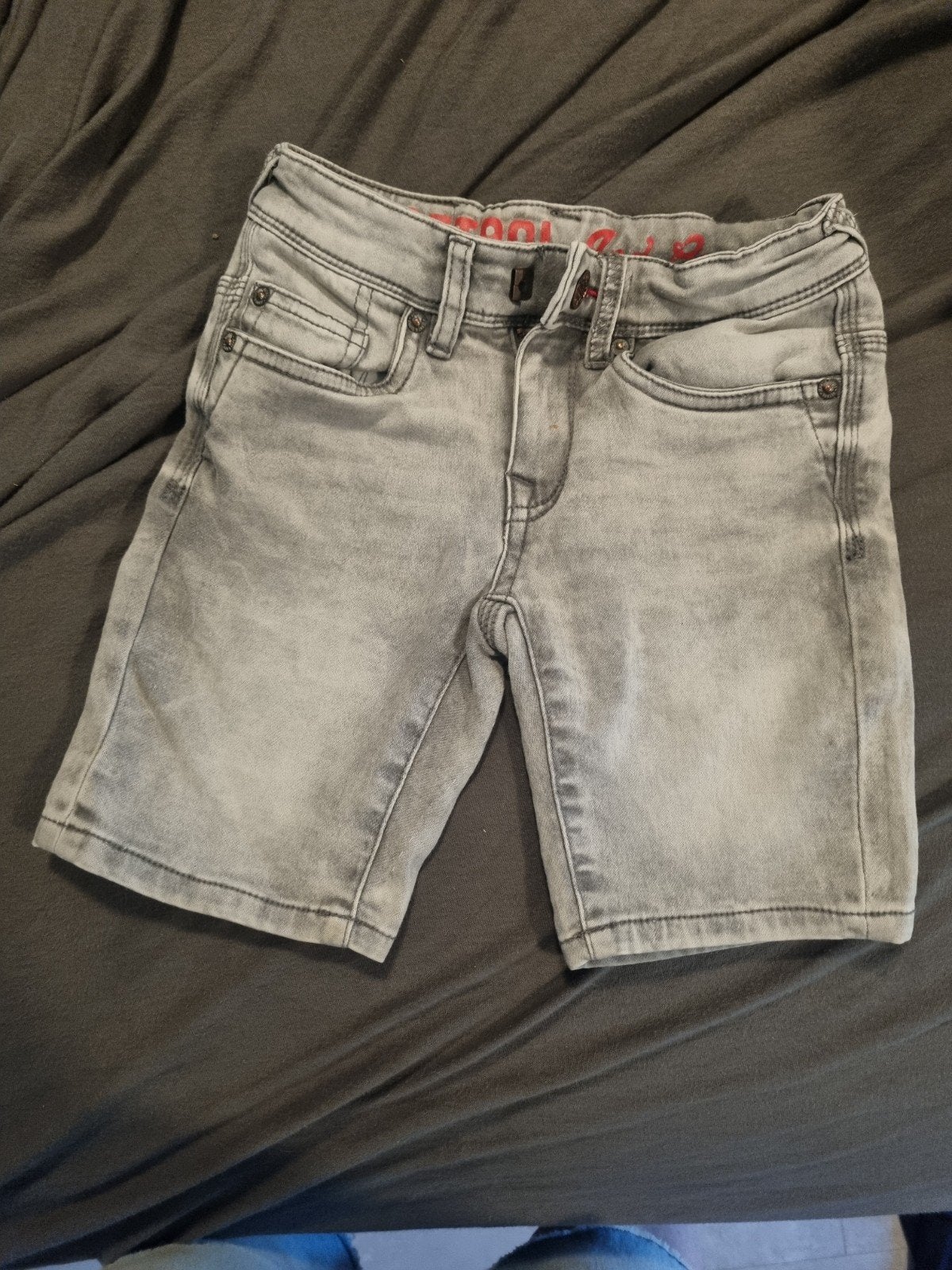 Petrol korte broek maat 116, Kinderen en Baby's, Kinderkleding | Maat 116, Broek, Gebruikt, Petrol, Ophalen of Verzenden