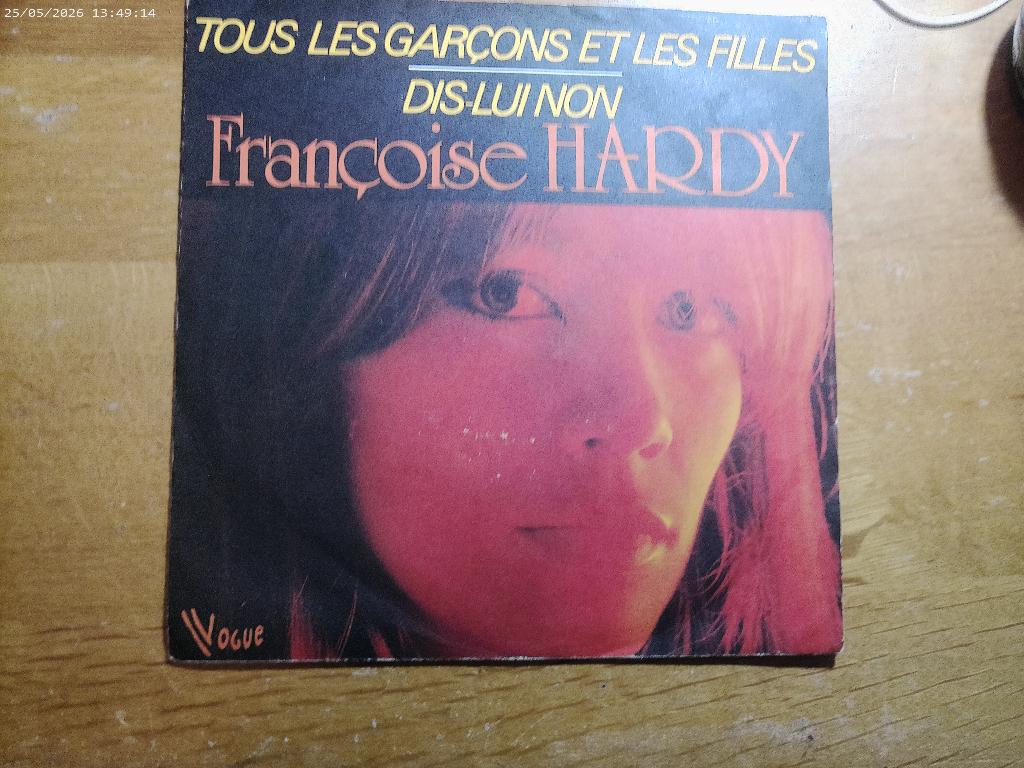 Francoise Hardy - Tous les garcons et les filles, Gebruikt, 7 inch, Single, Pop