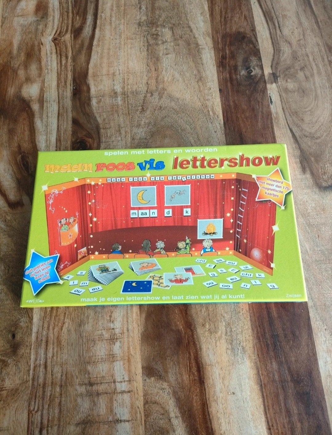 Maan Roos Vis Lettershow - Spelenderwijs leren lezen, Ophalen of Verzenden, Gebruikt, Taal en Lezen