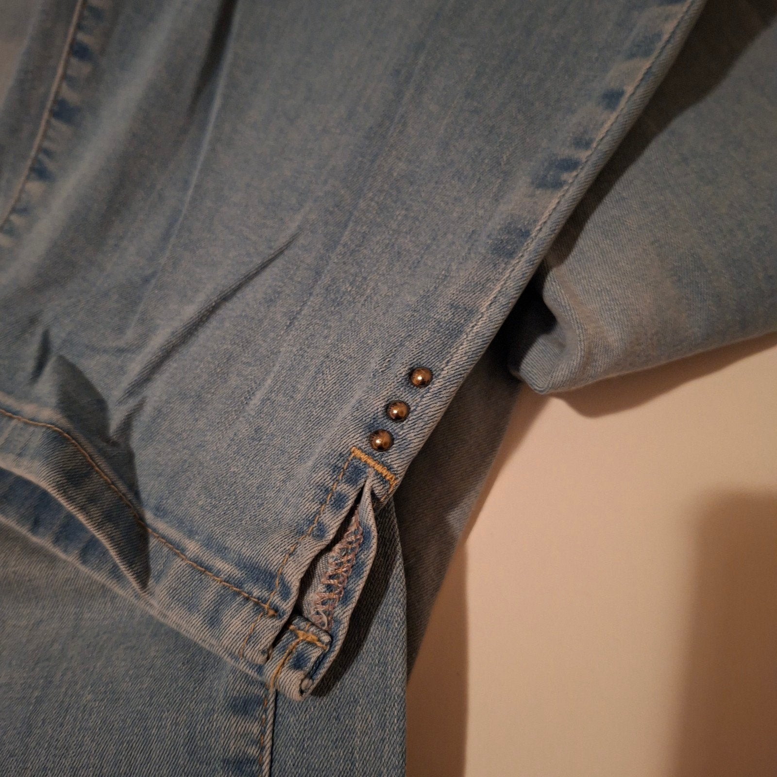 Mooie lichtblauwe jeans van MS Mode, maat 50, Kleding | Dames, Grote Maten, MS Mode, Ophalen of Verzenden, Gedragen, Blauw