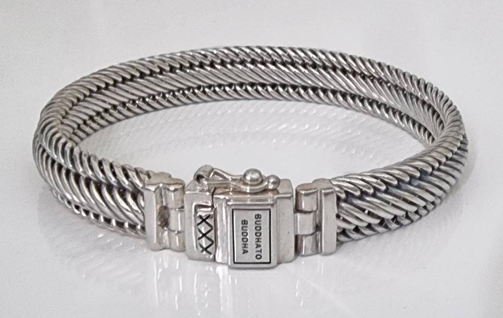 Buddha to Buddha Edwin XS armband VOORJAARSSALE: €80 KORTING, Sieraden, Tassen en Uiterlijk, Armbanden, Ophalen of Verzenden, Nieuw