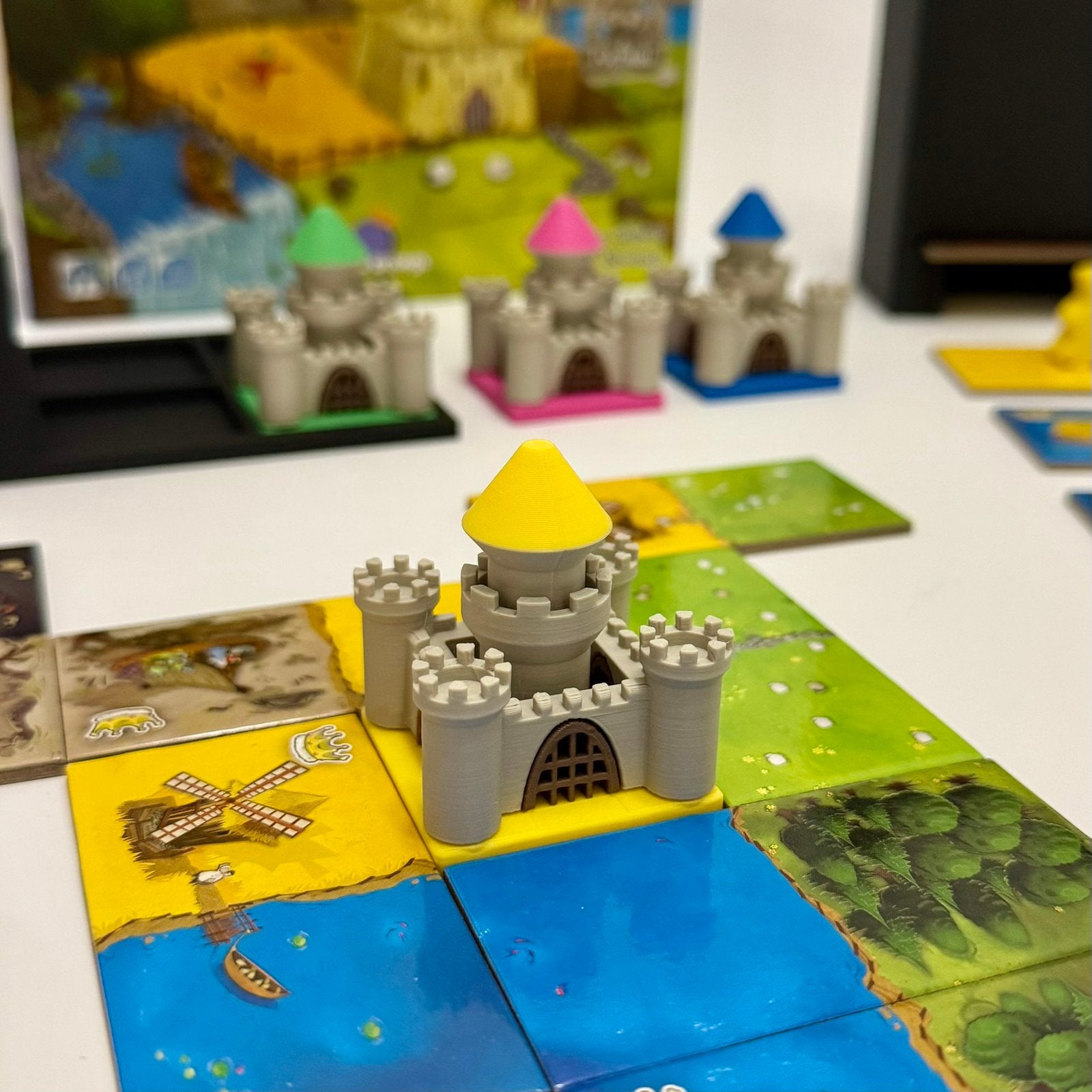 Upgraded 3D kasteeltjes voor Kingdomino, Ophalen of Verzenden, Nieuw