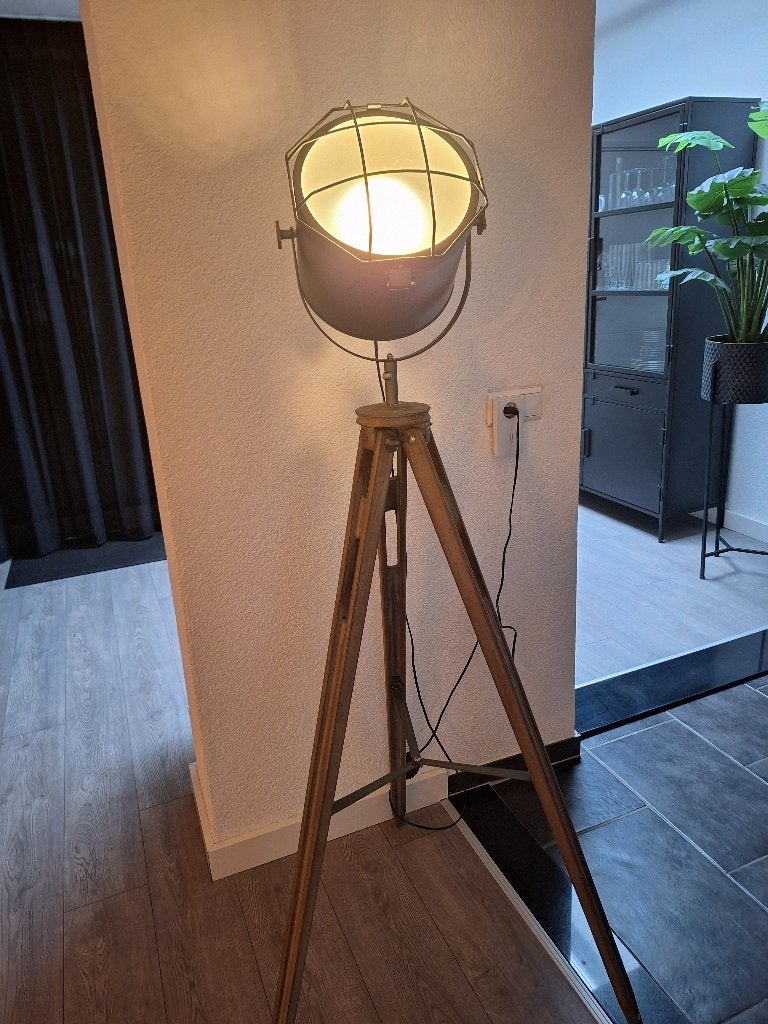 Vloerlampen, Ophalen, Zo goed als nieuw, Hout, 150 tot 200 cm