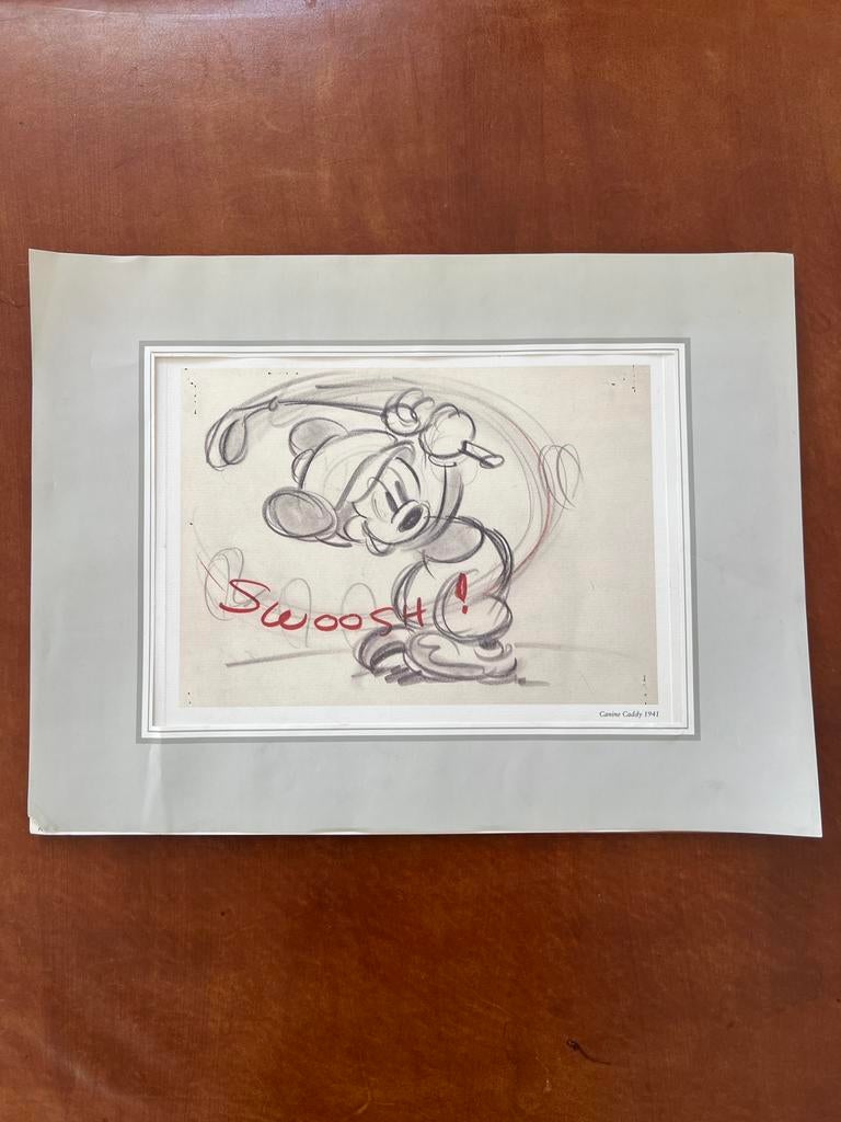 Disney Mickey Mouse - Canine Cady sketch, Antiek en Kunst, Ophalen of Verzenden