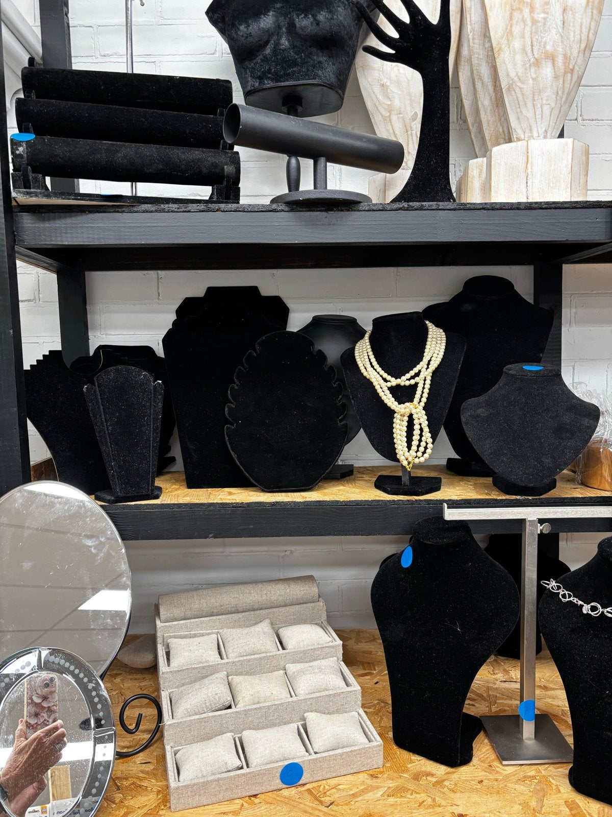 Diverse sieraden displays en standaarden, Ophalen of Verzenden, Gebruikt