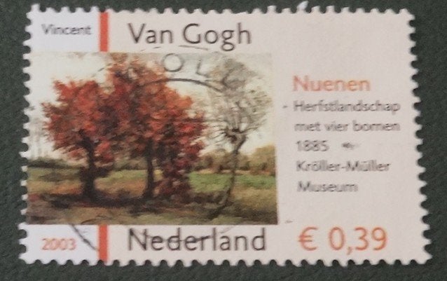 Van Gogh - 2142 - 2003 - Herfstlandschap - Nuenen - PNe01-15, Verzenden, Na 1940, Gestempeld