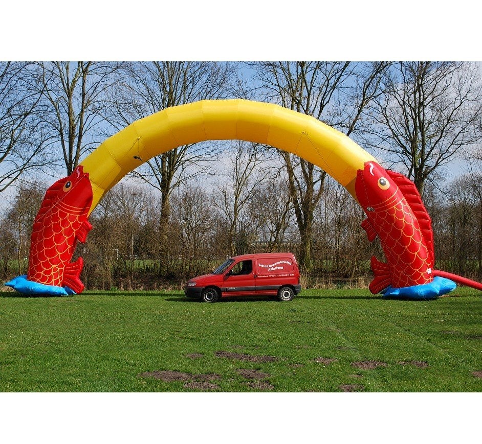 Straatboog opblaasbaar 17 meter, Ophalen, Zo goed als nieuw, Overige