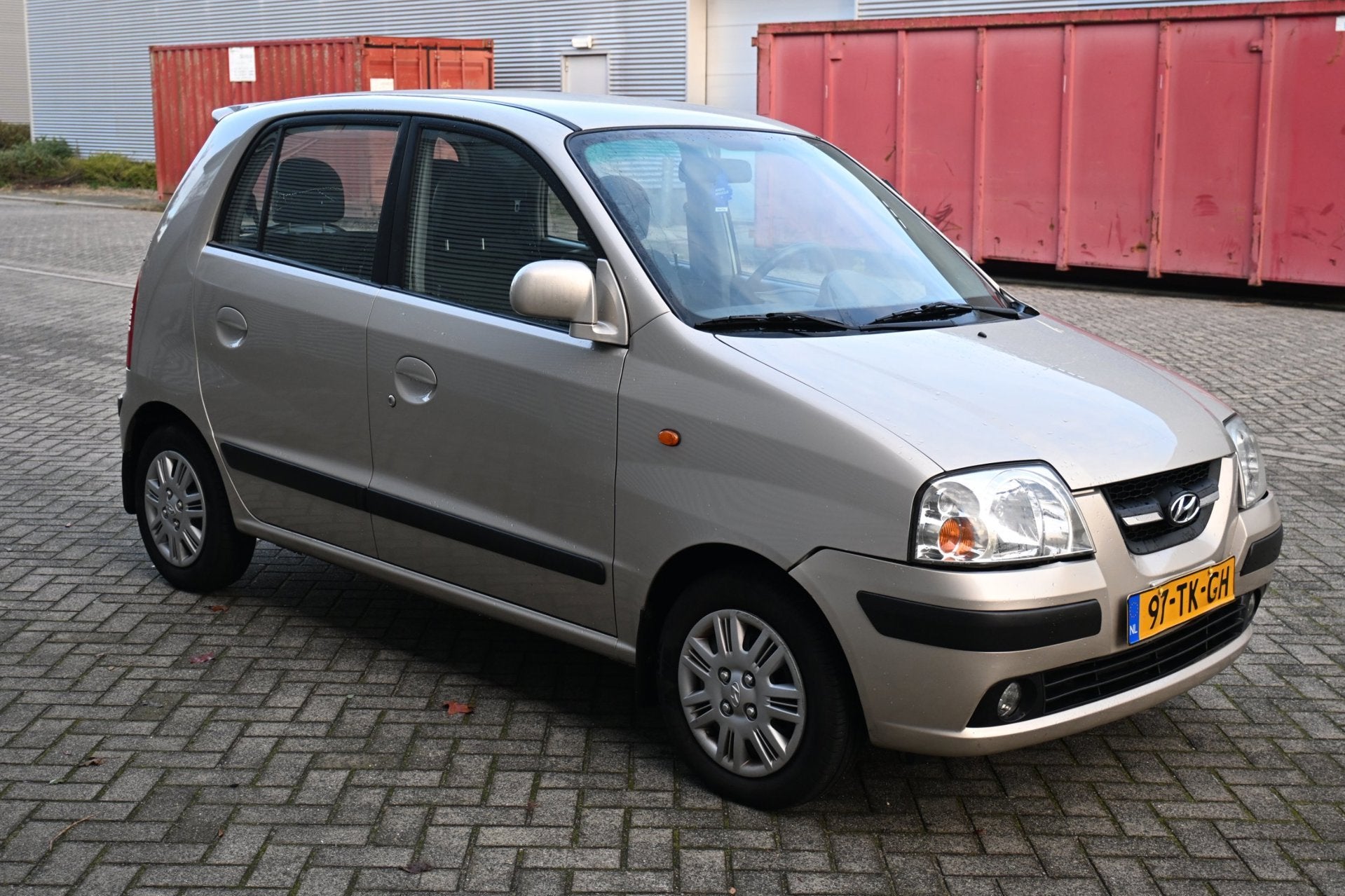 Hyundai Atos 1.1i Dynamic Cool Automaat, Airco, Elektr pakke, Auto's, Dealer onderhouden, Stof, 4 cilinders, Origineel Nederlands