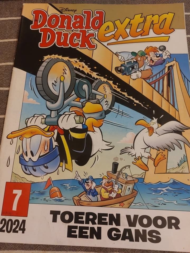 Donald Duck Extra 7 - 2024 - Toeren voor een Gans, Boeken, Stripboeken, Ophalen of Verzenden, Zo goed als nieuw, Walt Disney, Eén stripboek