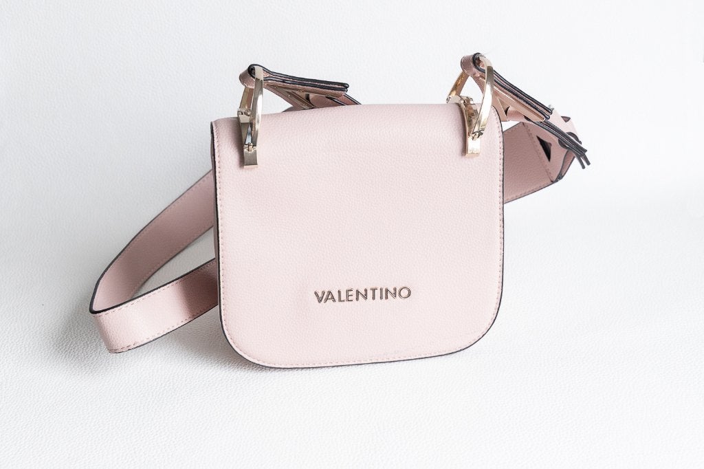 Lichtroze Valentino crossbody tasje ZGAN, Sieraden, Tassen en Uiterlijk, Ophalen of Verzenden, Zo goed als nieuw, Roze, Schoudertasje