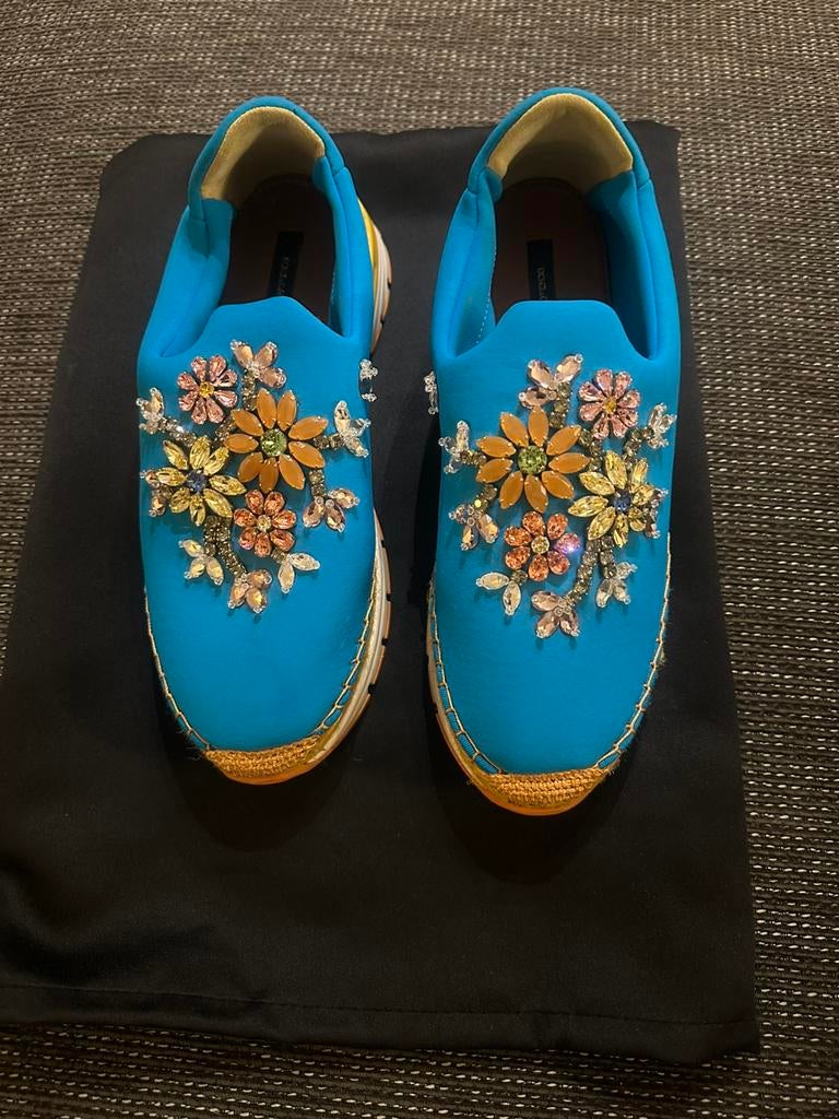 DOLCE GABBANA 40, Kleding | Dames, Schoenen, Ophalen of Verzenden, Zo goed als nieuw, Zwart, Sneakers of Gympen
