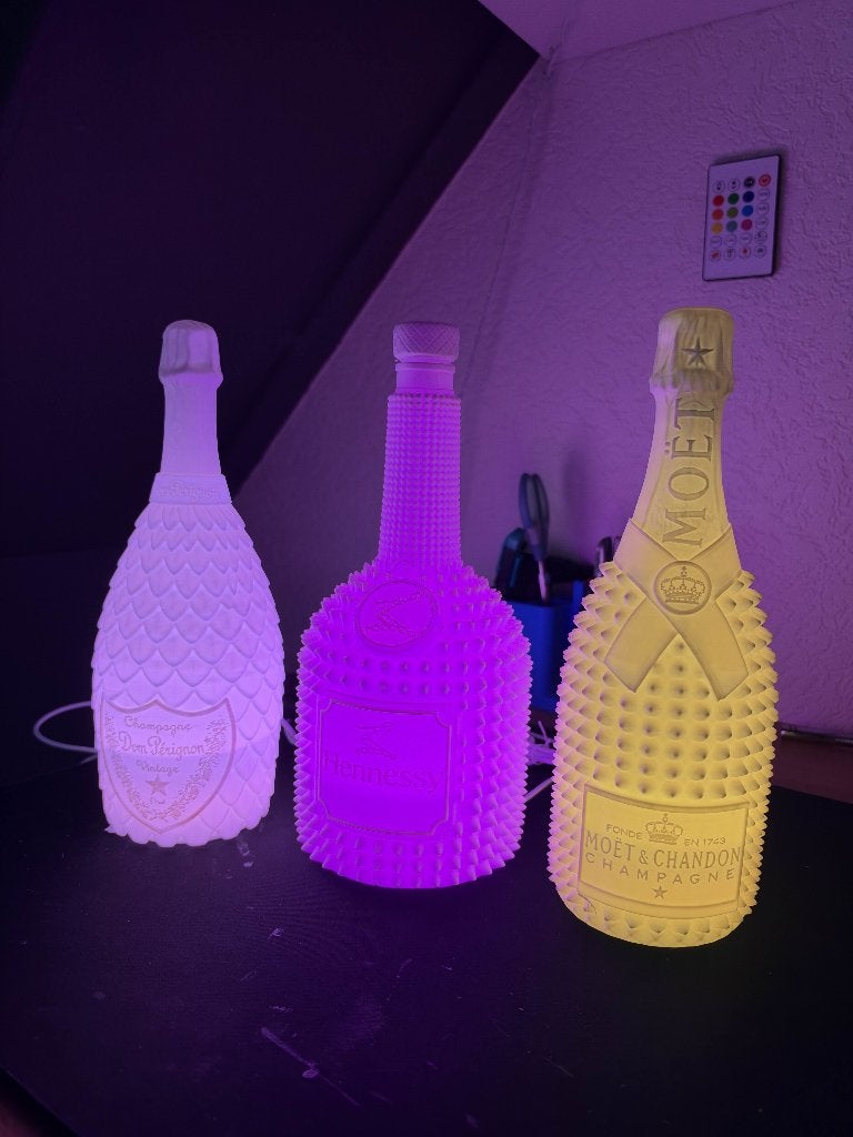 Lamp van bekende merk flessen - Led lamp met afstandbedienin, Overige merken, Meerkleurig, Nieuw, Overige fittingen