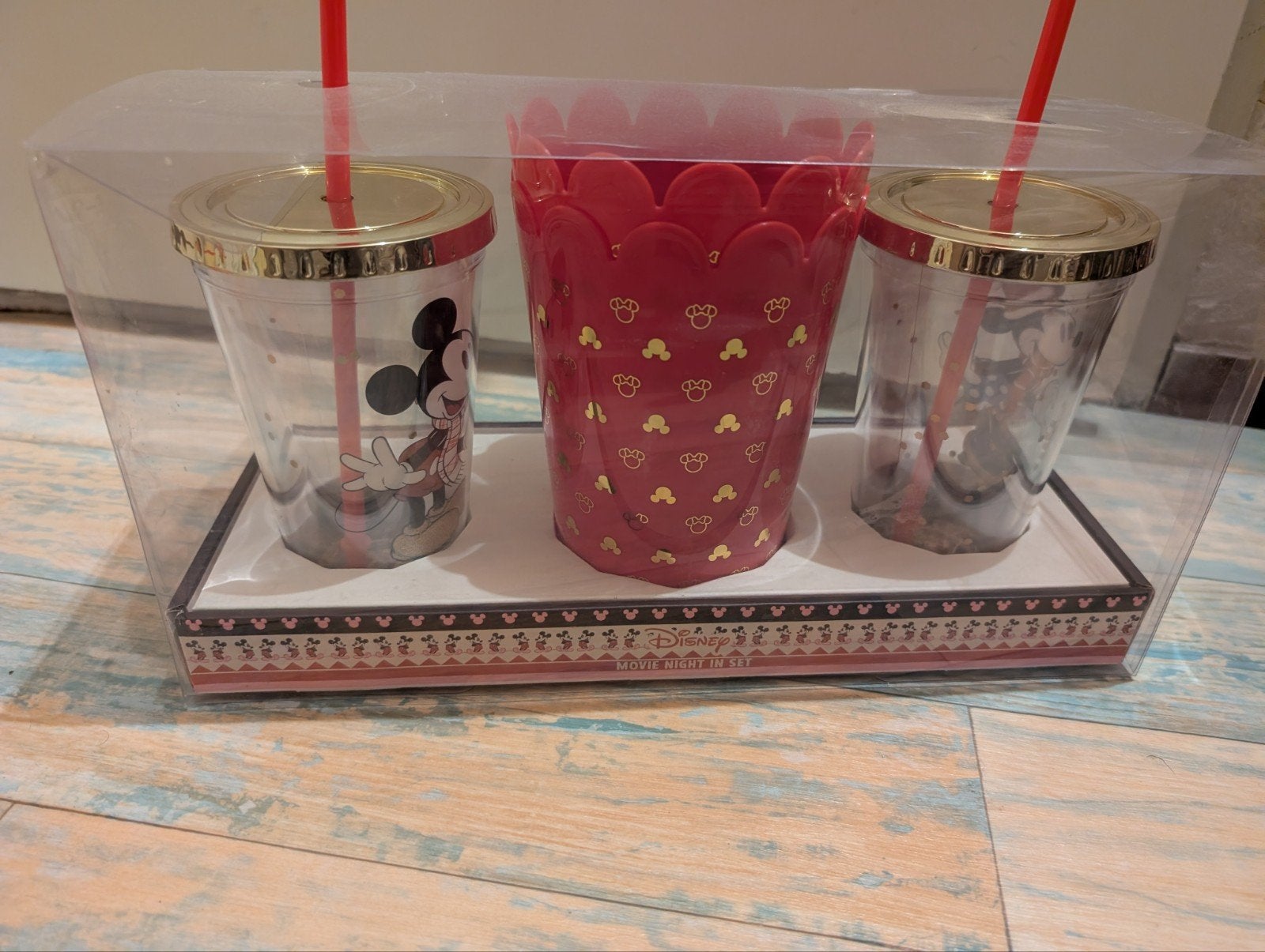 nieuwe Disney filmavond popcorn beker set, Verzamelen, Disney, Ophalen of Verzenden, Nieuw, Servies