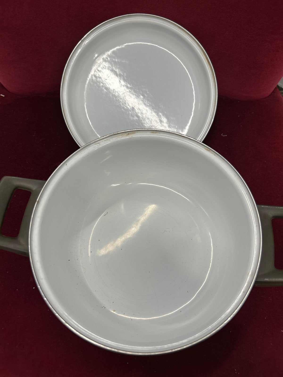Boerenbont kookpannetje 18/19 cm - Boch Belgium, Overige materialen, Gebruikt, Div, Ophalen of Verzenden