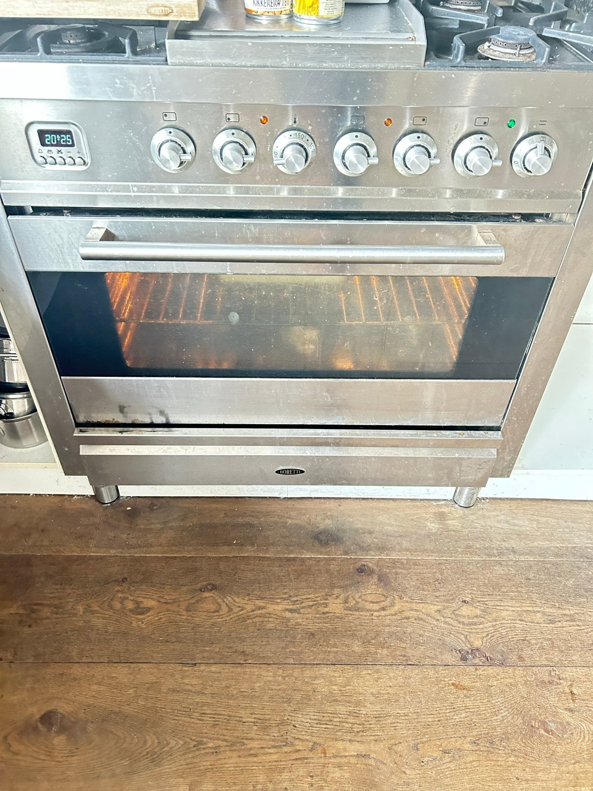 Boretti Fornuis 90 cm - Gratis Ophalen!, Ophalen, Gebruikt, 60 cm of meer, Gas