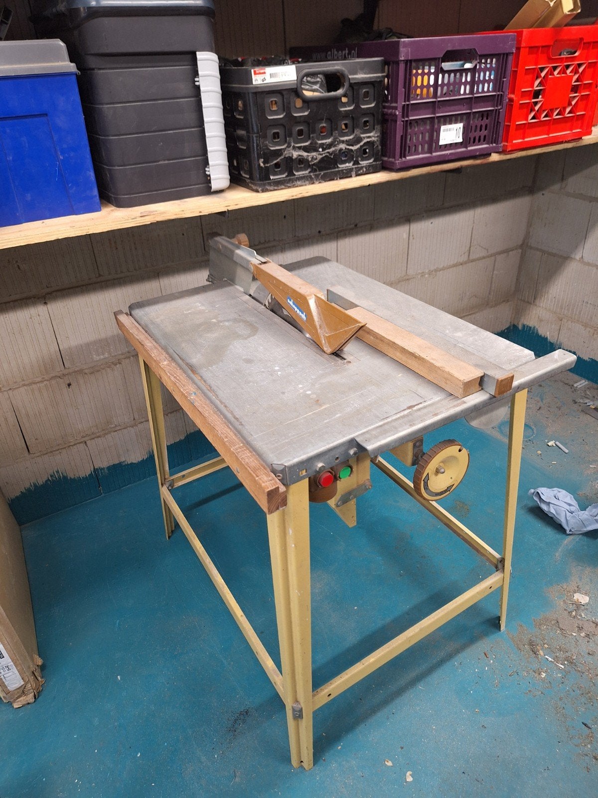 Scheppach Cirkelzaag - Krachtige Tafelzaag, Ophalen, Gebruikt, Cirkelzaag, 1200 watt of meer