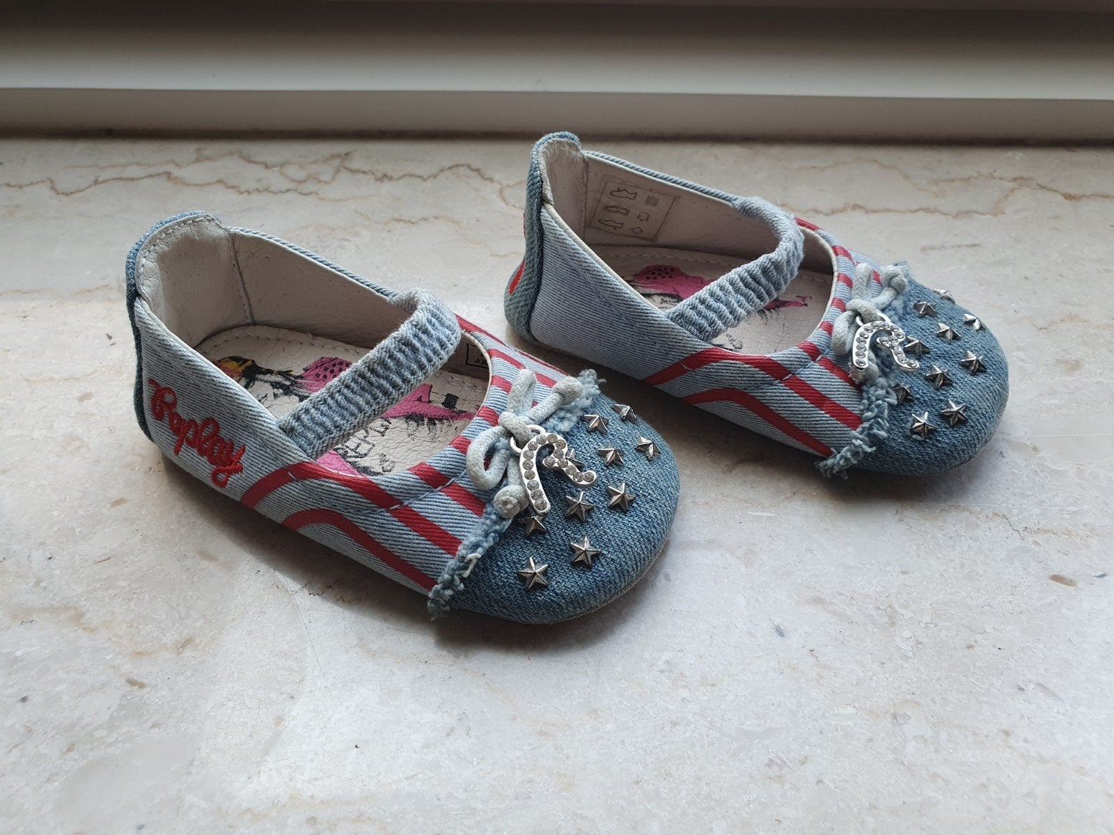 Replay ballerina's babyschoenen schoenen maat 18 NIEUW, Ophalen of Verzenden, Nieuw, Meisje, Schoenen