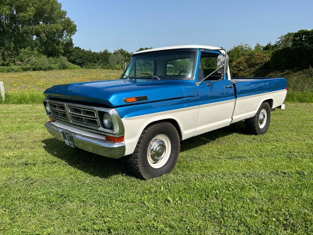Ford F250 Custom 1972 6,4l 390FE, 8 cilinders, 163 pk, Particulier, 2110 kg