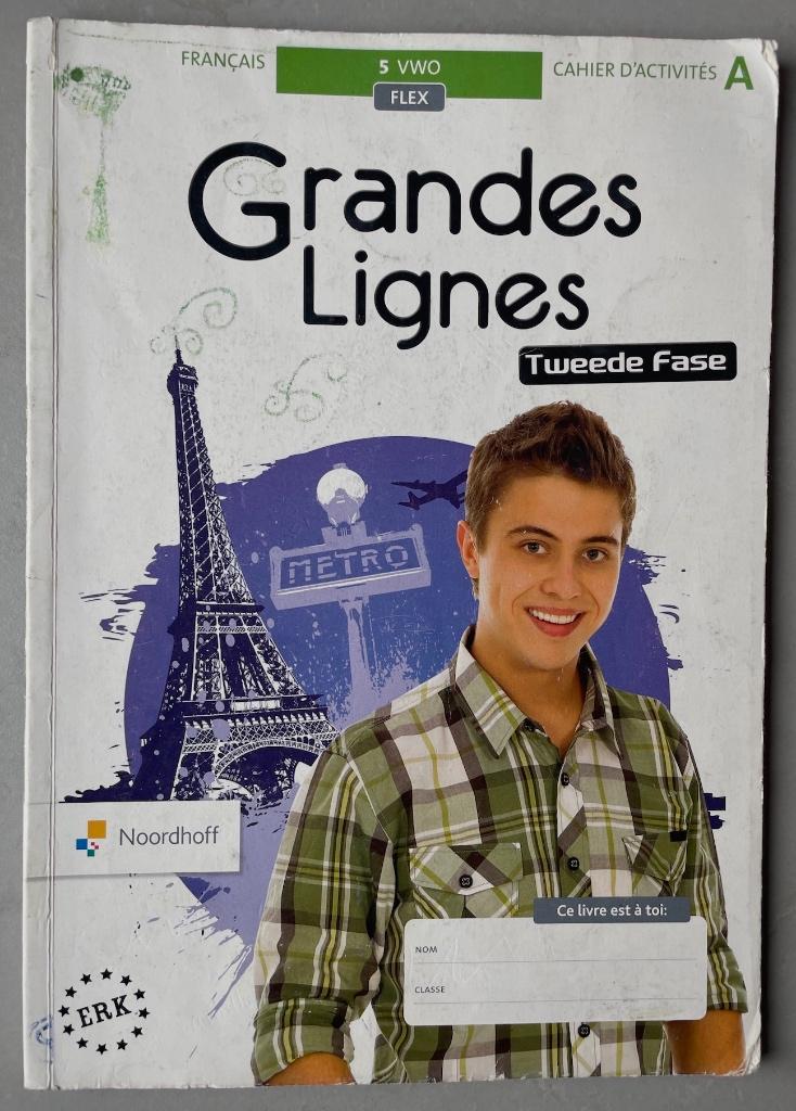 Grandes Lignes 5 VWO, Gelezen, Frans, VWO, Ophalen of Verzenden