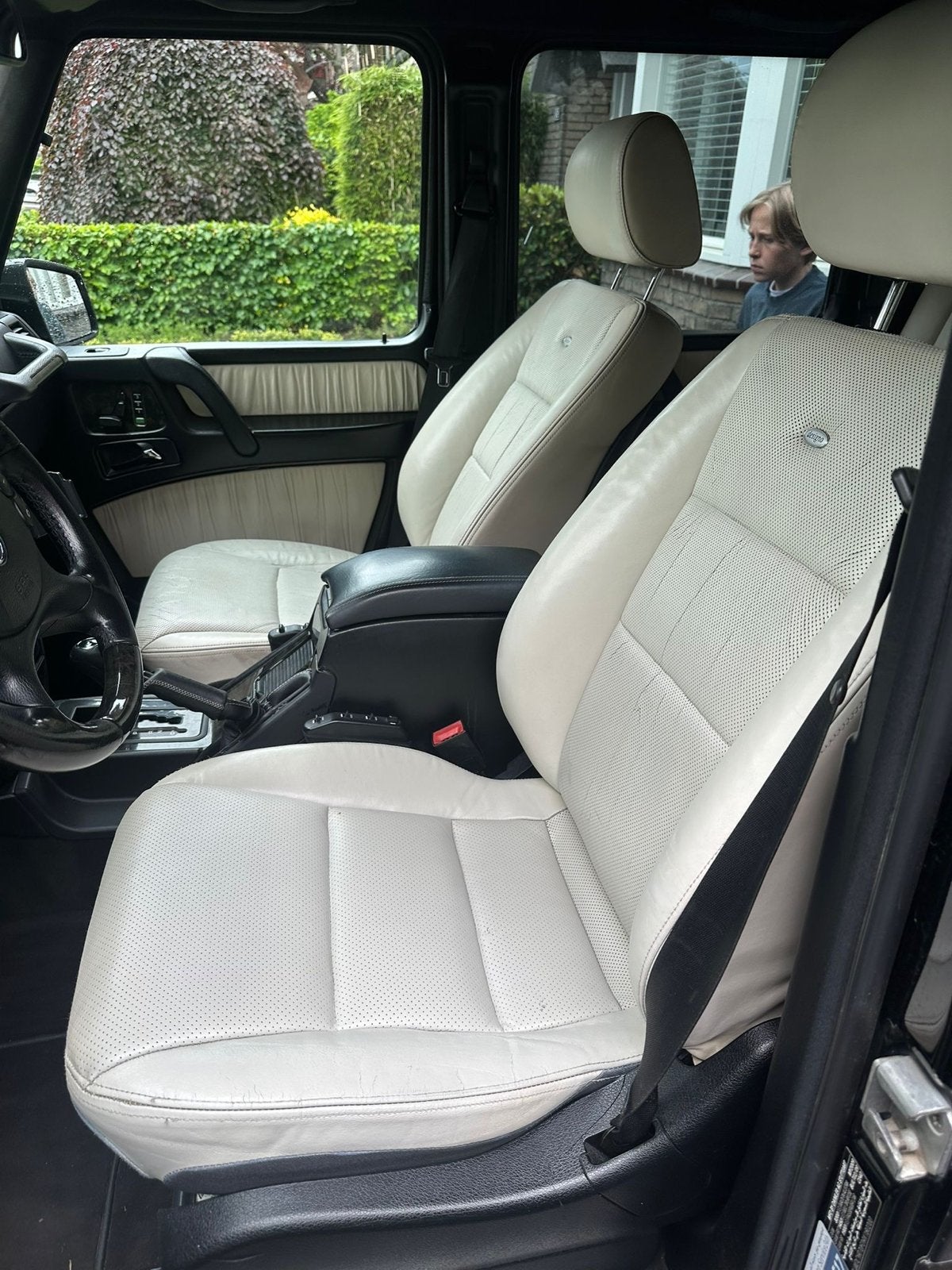 Lederen interieur Mercedes-Benz G-Klasse - Crème 2009, Auto-onderdelen, Ophalen, Gebruikt, Mercedes-Benz