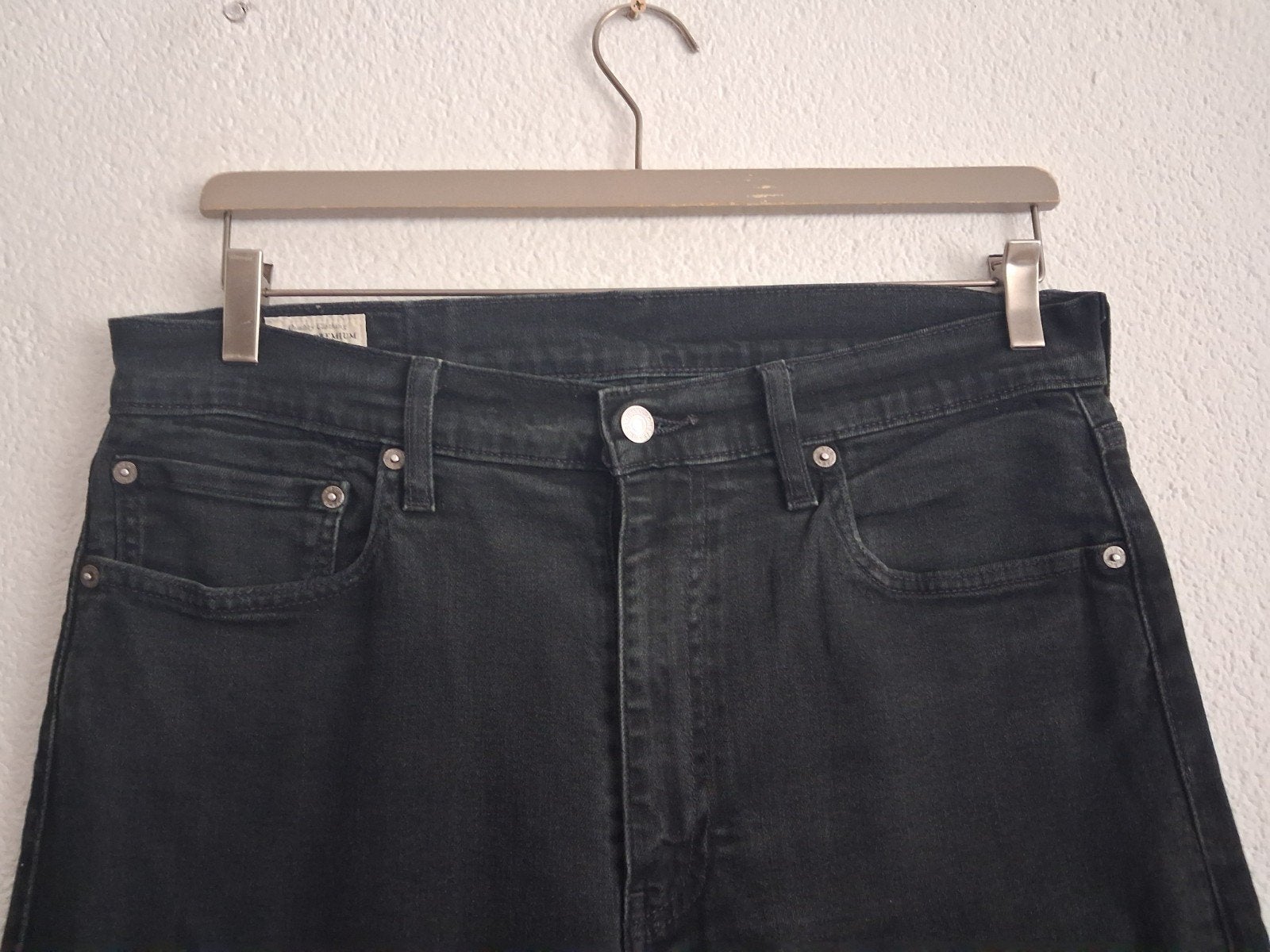 Levi's 512 Slim Taper Jeans Zwart W36 L34, W36 - W38 (confectie 52/54), Levi's, Zwart, Ophalen of Verzenden