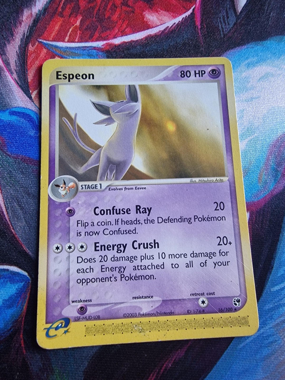 Pokémon Espeon Kaart - Sandstorm, Verzenden, Zo goed als nieuw, Losse kaart