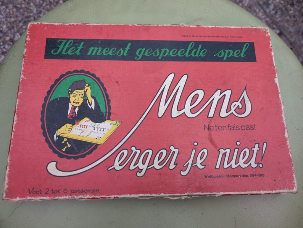 Mens erger je niet, vintage! Nederlandse Spellenfabriek, Ophalen of Verzenden