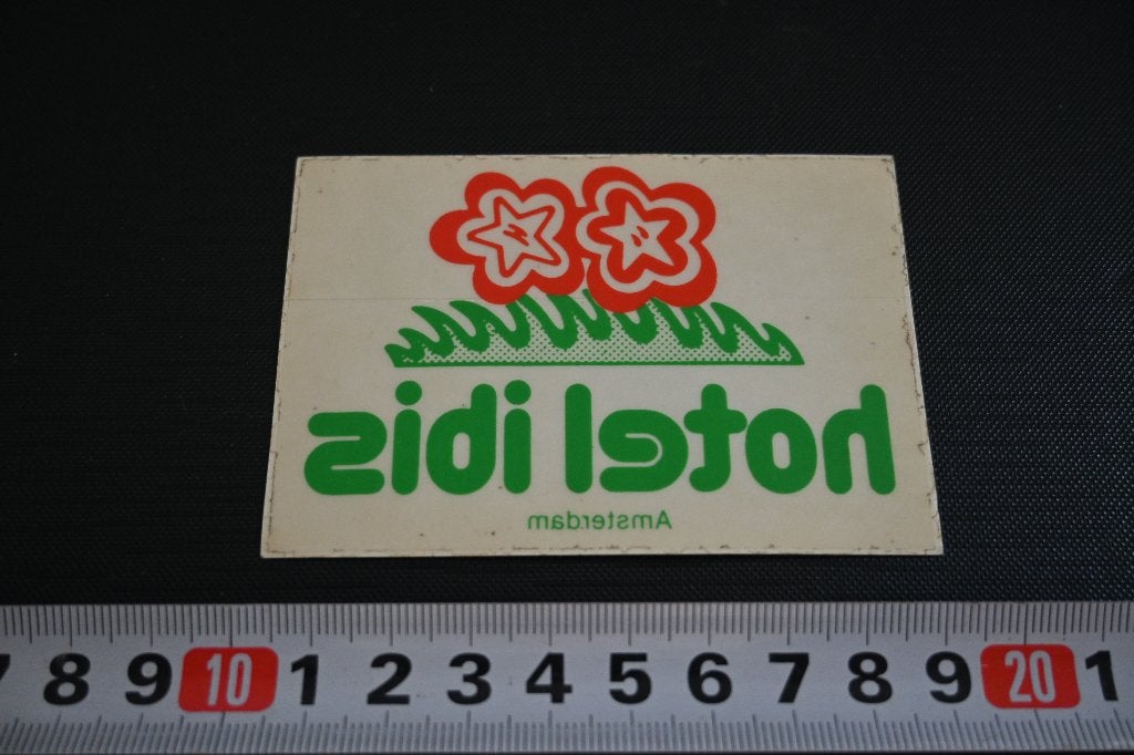 sticker raamsticker HOTEL IBIS amsterdam, Ophalen of Verzenden, Zo goed als nieuw