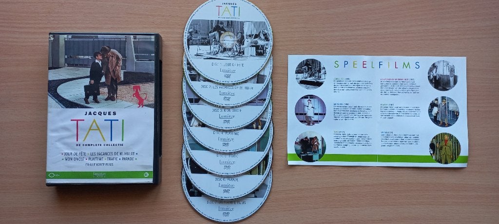 Jacques Tati De Complete Collectie 7DVDBox Inclusief Shorts, Cd's en Dvd's, Verzenden, Alle leeftijden, Nederlands, Zo goed als nieuw