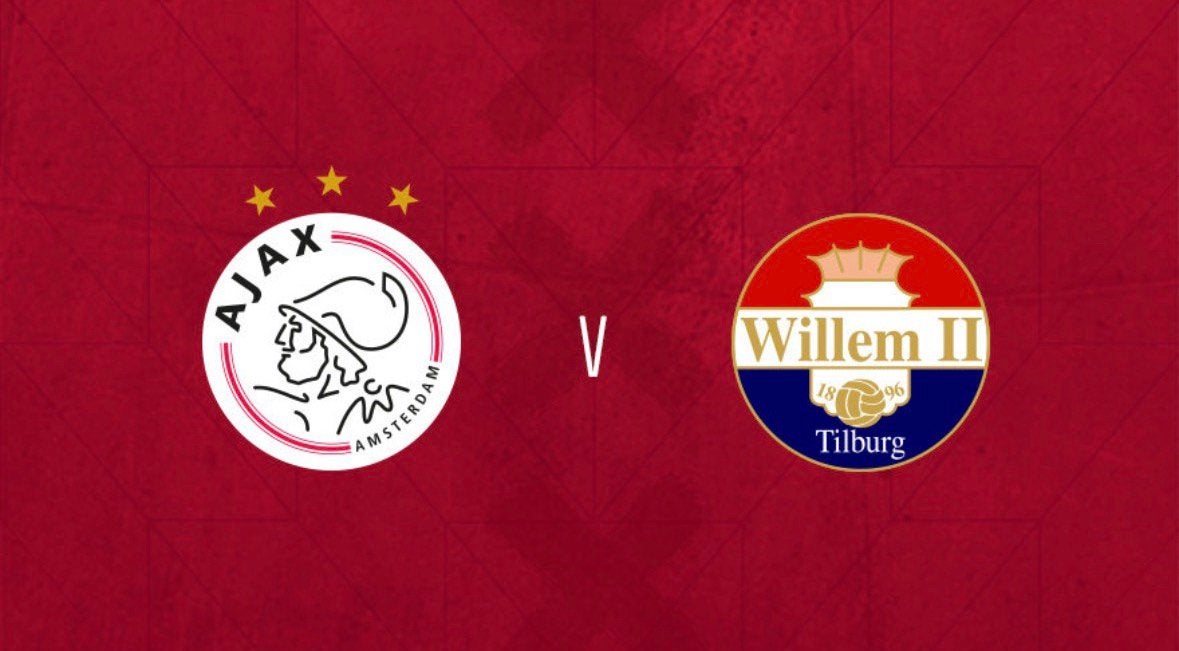 Ajax - Willem II | 3 kaarten, Losse kaart, Drie personen of meer, September