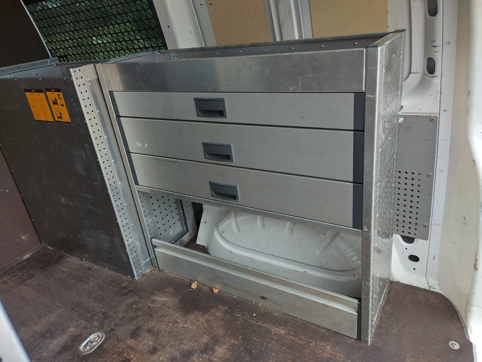 Aluca ladenkast aluminium bestelauto bedrijfsbus inrichting, Auto diversen, Ophalen