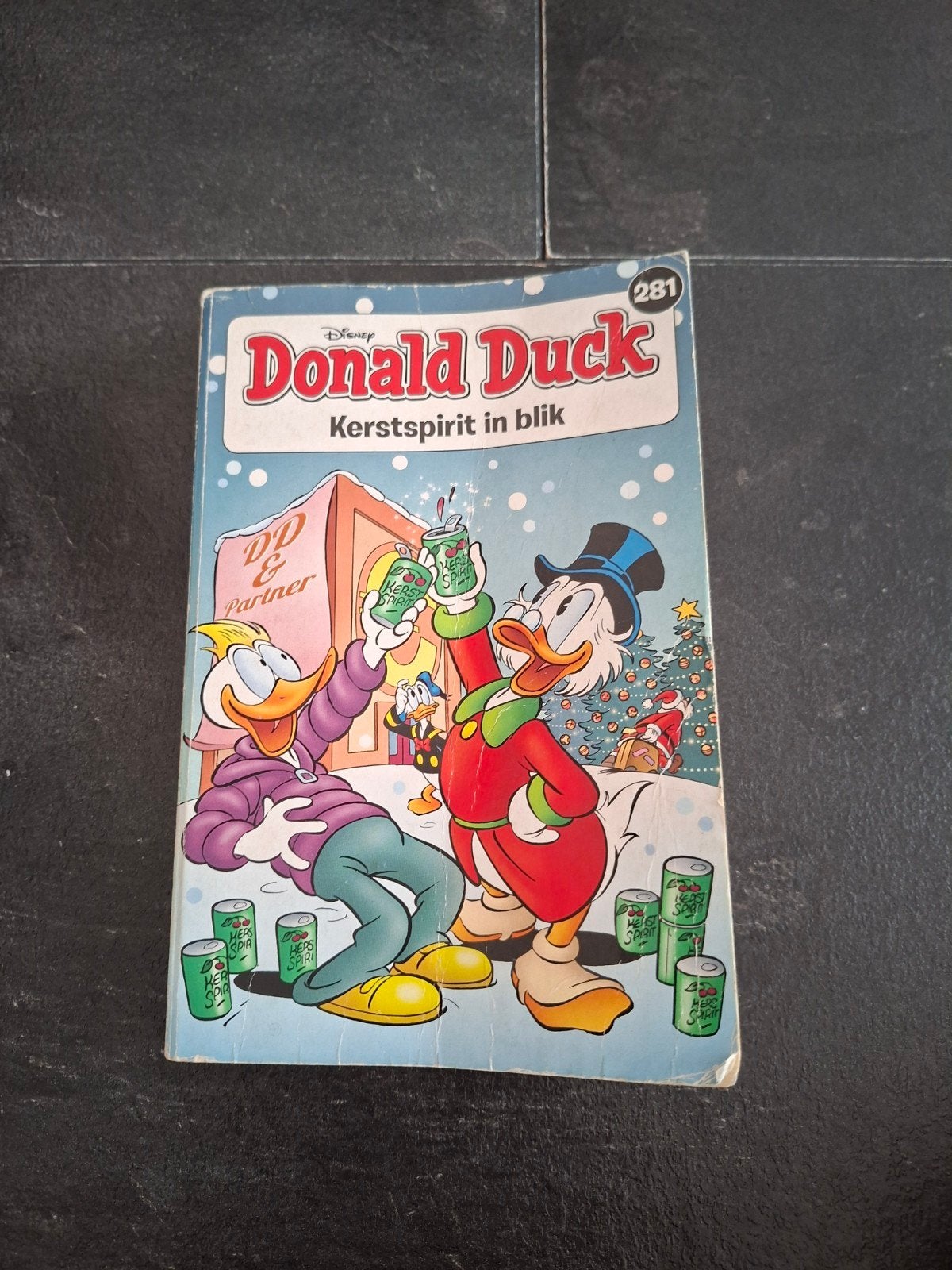 Donald Duck: Kerstspirit in blik (nr. 281), Eén stripboek, Ophalen, Gelezen, Walt Disney