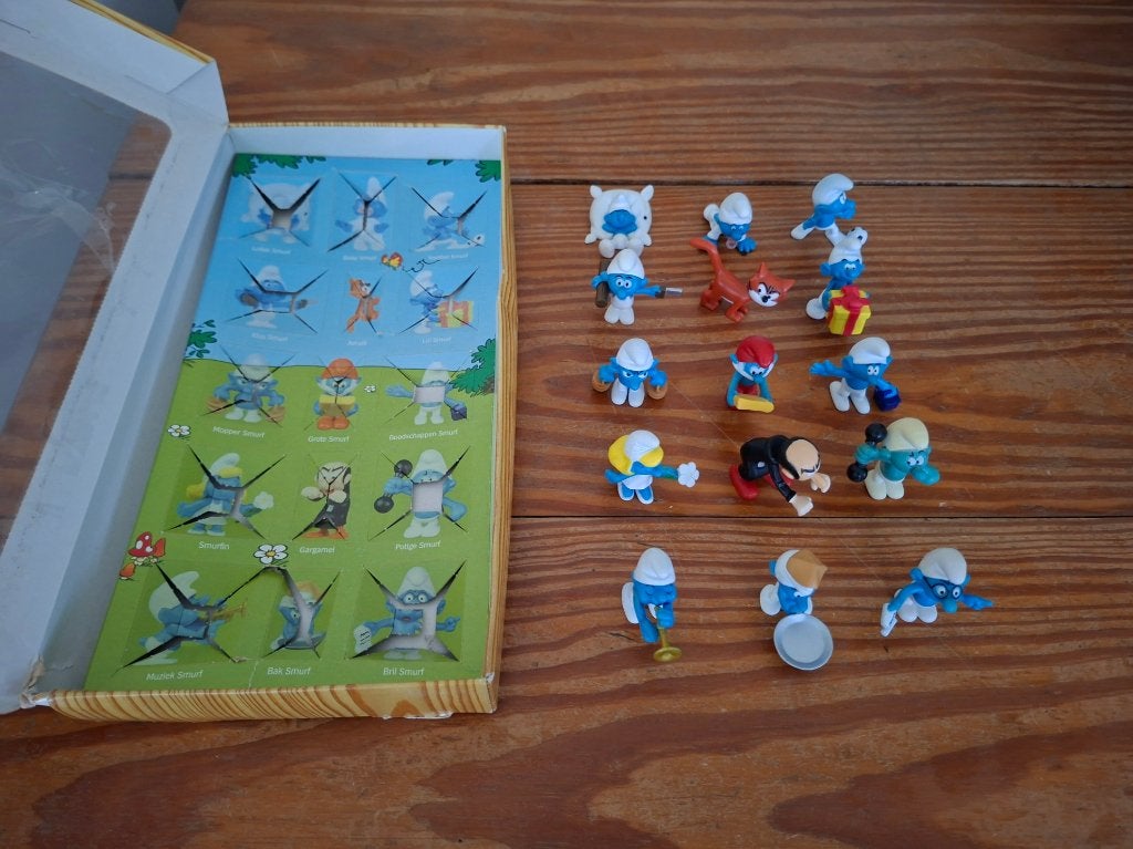 Smurfen poppetjes Albert Heijn Collectie, Verzamelen, Ophalen of Verzenden, Gebruikt, Verschillende Smurfen, Poppetje, Figuurtje of Knuffel