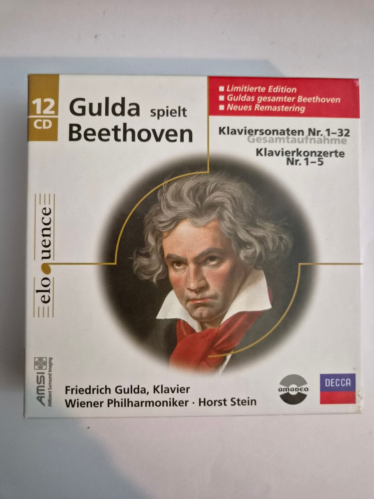 Gulda speelt Beethoven: Complete Klaviersonates & Concerten, Boxset, Ophalen of Verzenden, Zo goed als nieuw, Classicisme