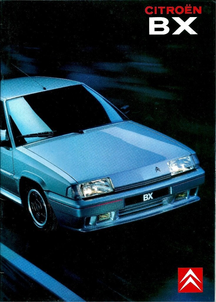 Brochure Citroen BX 1990, Ophalen of Verzenden, Gelezen, Citroën